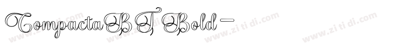 CompactaBT Bold字体转换 CompactaBT Bold字体转换